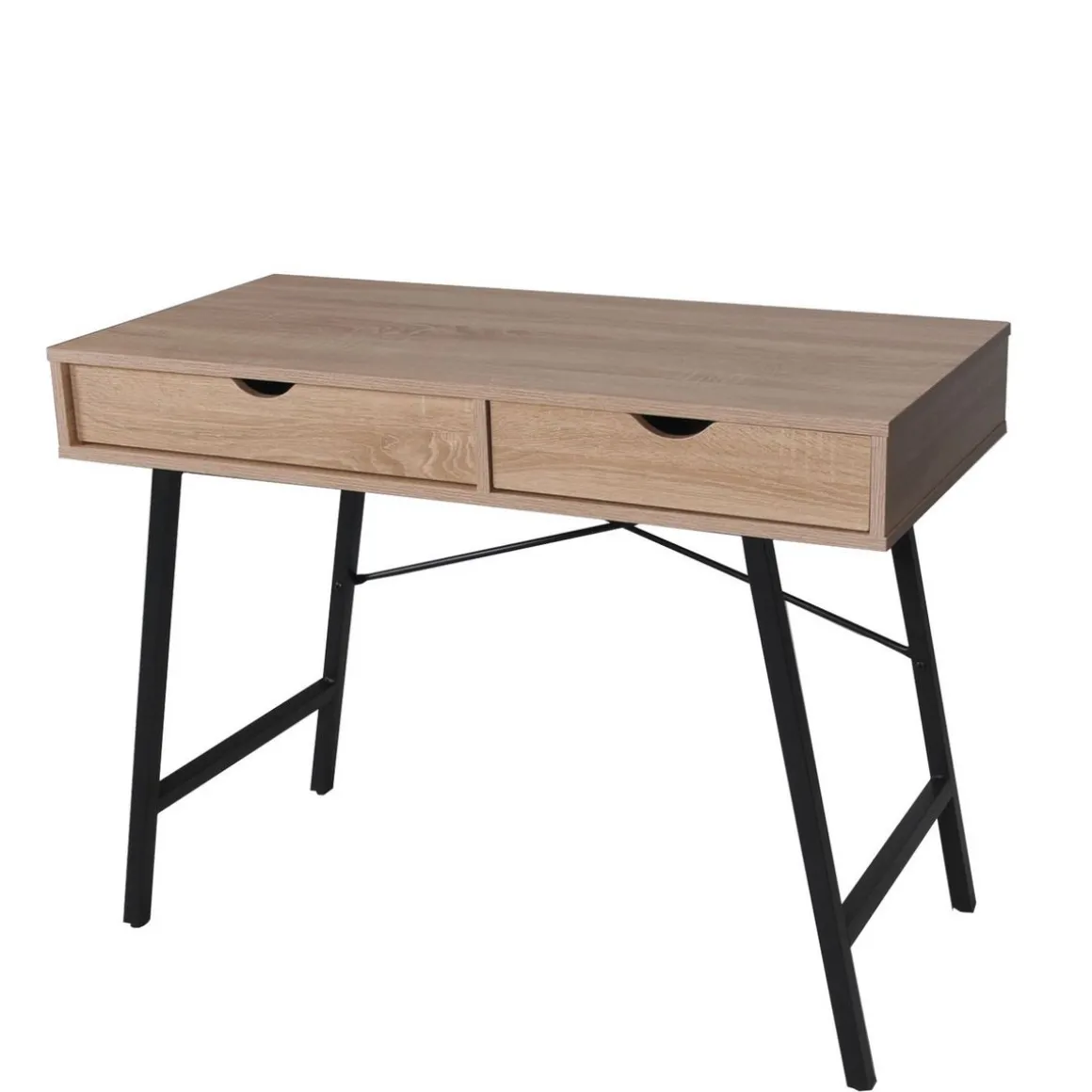 Bureau droit 2 tiroirs L100cm BROOKLINE