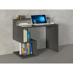 Bureau droit avec rehaussement L100 cm SANTA