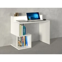 Bureau droit avec rehaussement L100 cm SANTA