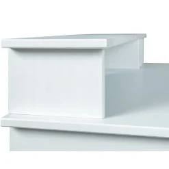 Bureau enfant en Pin massif vernis blanc MATHILDA