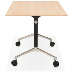 Bureau Pliable à Roulettes Lexon 140cm Naturel