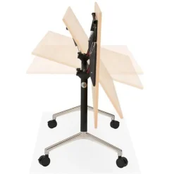 Bureau Pliable à Roulettes Lexon 140cm Naturel