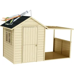 Cabane de jardin pour enfant - Bois - H1.62m - EUGENIE