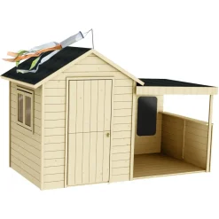 Cabane de jardin pour enfant - Bois - H162m - SARAH