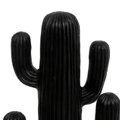 Cactus Déco 4 Branches Rodrigo 57cm Noir