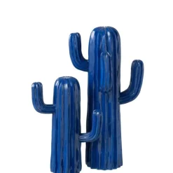Cactus Déco Mexican Fiesta 28cm Bleu