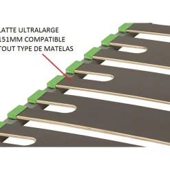 Cadre à lattes Taille 140x190 cm SENSOLATT