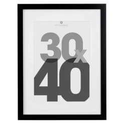 Cadre Photo Bois 30x40cm Noir
