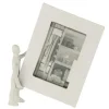 Cadre Photo Déco Personnage 20x25cm Blanc