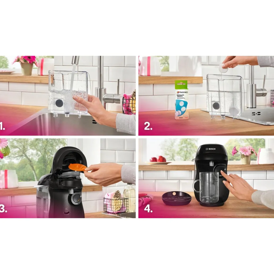 Cafetière à dosette Tassimo 1202E - Noir