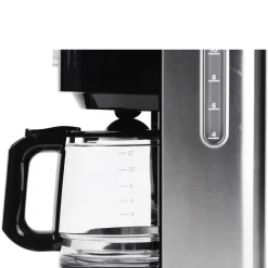 Cafetière à filtre 77177 - Inox et noir