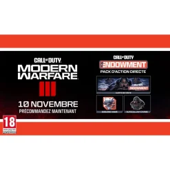 Call Of Duty : Modern Warfare III Édition Endowment Exclusivité Auchan PS5
