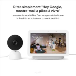 Caméra de surveillance Google Nest Cam (Intérieur - Filaire) - Blanc