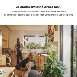 Caméra de surveillance Google Nest Cam (Intérieur - Filaire) - Blanc