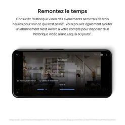 Caméra de surveillance Google Nest Cam (Intérieur - Filaire) - Blanc