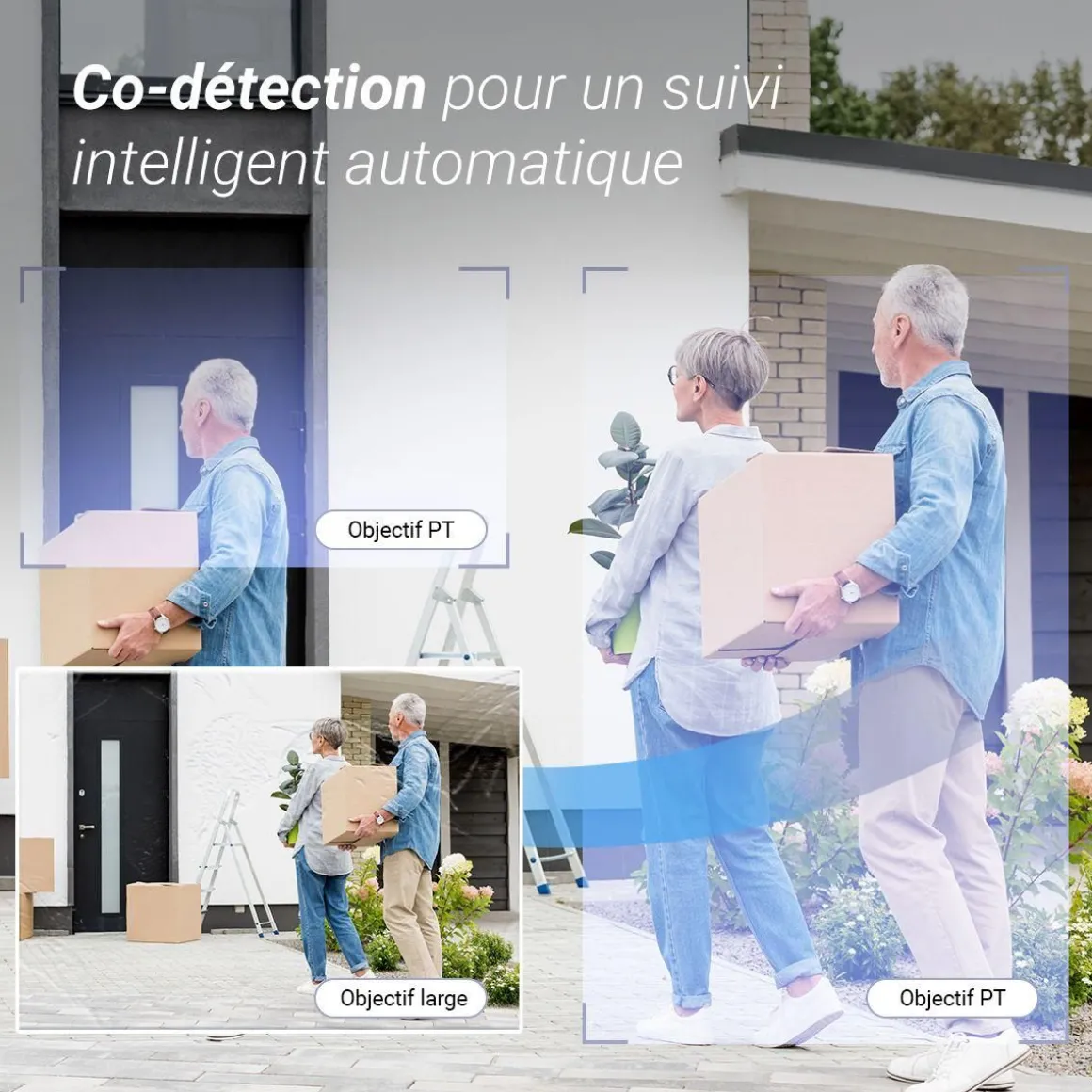 Caméra de surveillance Wifi H9C 2k motorisée