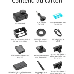 Caméra sport Osmo Action 4 Adventure Combo