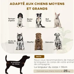 Canapé chien lit pour chien chat design contemporain coquillage dim. 98L x 60l x 35H cm coussin moelleux velours gris