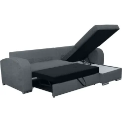 Canapé d'angle convertible réversible 5 places tissu BOB