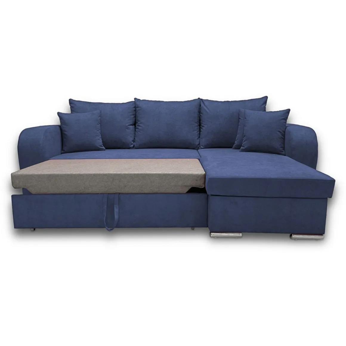 Canapé d'angle convertible réversible 5 places tissu BOB