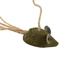 Canne à Pêche pour Chat Souris 25cm Naturel