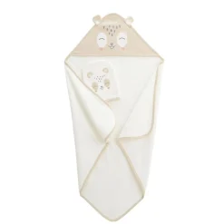 Cape et gant de bain bébé Baby Panda