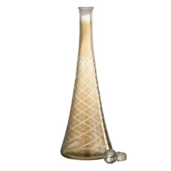 Carafe en Verre Tiges Anastasia 42cm Greige