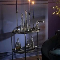 Carafe en Verre Tiges Anastasia 42cm Greige