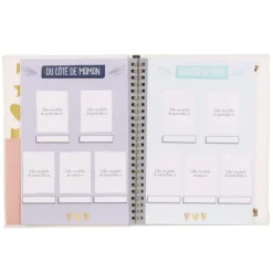 Carnet de Grossesse 52 Pages 16x22cm Blanc