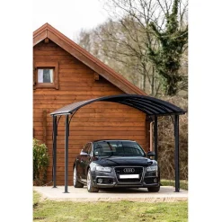 Carport Aluminium - Anthracite - 14,62m² - BLACKPOOL