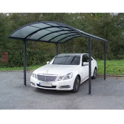 Carport Aluminium - Anthracite - 14,62m² - BLACKPOOL