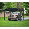 Carport en aluminium ARCADIA 5000 - 18 m² - Gris