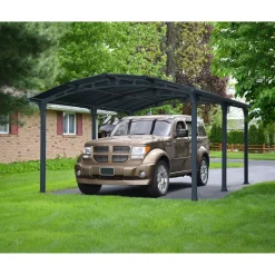 Carport en aluminium ARCADIA 5000 - 18 m² - Gris