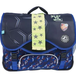 cartable 41 cm bleu foot