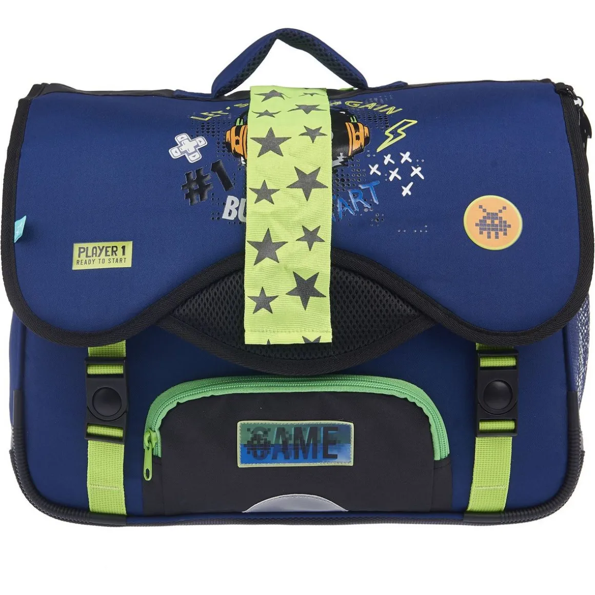 Cartable 41 cm bleu MODERN GAMING