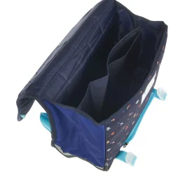 Cartable 36 cm bleu réfléchissant ESPACE