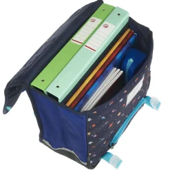 Cartable 36 cm bleu réfléchissant ESPACE