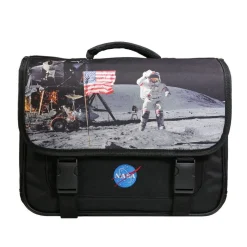 Cartable 38 cm Nasa Astronaute Noir Bagtrotter
