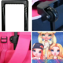 Cartable à roulettes 38 cm Rainbow High Multicolore