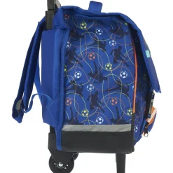 Cartable à roulettes bleu FOOTBALL
