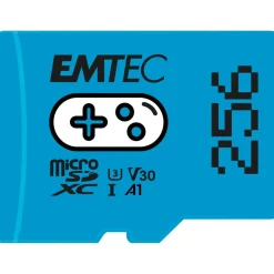 Carte Micro SDXC Gaming 256 Go - Bleue