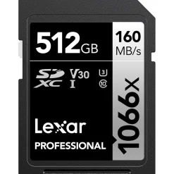 Carte mémoire SDXC 512GO UHS-I 1066X