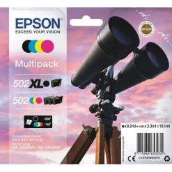 Cartouche d'encre 502 Noir XL+C/M/J Série Jumelles