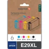 Cartouche d'encre E29 XL Noir + 3 couleurs