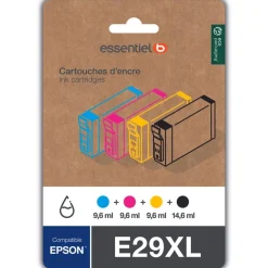 Cartouche d'encre E29 XL Noir + 3 couleurs