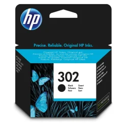 Cartouche d'Encre HP 302 Noire Authentique (F6U66AE)