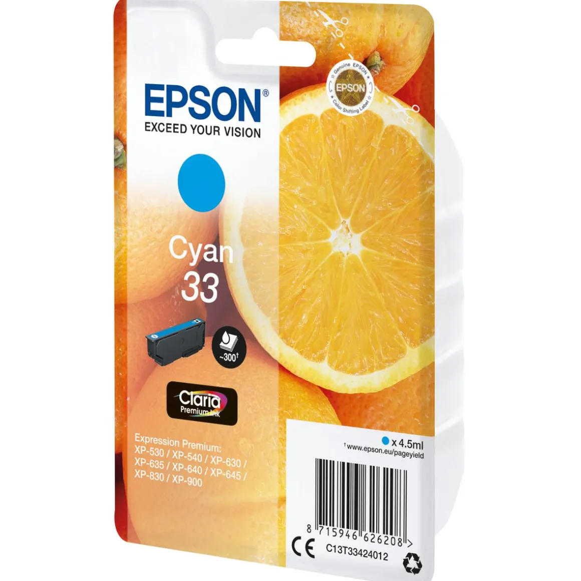 Cartouche d'encre T3342 - Cyan