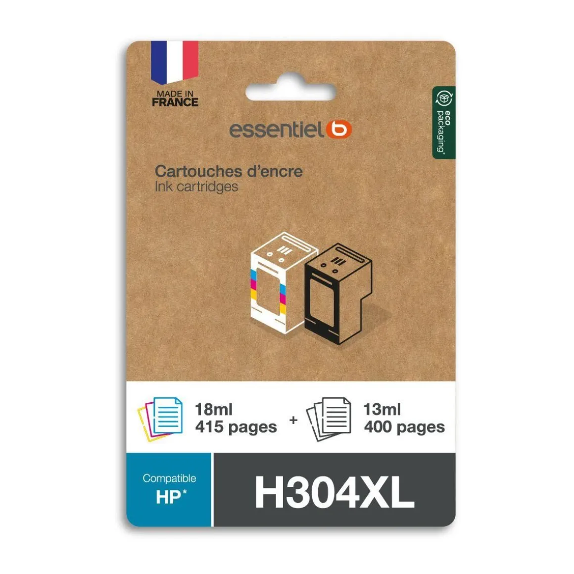 Cartouche H304 XL NOIR + 3 couleurs