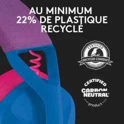 Casque GAM G435 BLE - Bleu et rose