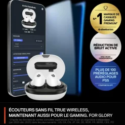 Casque gamer Arctis GameBuds Blanc